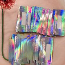 Holographic Empty Rectangle Lashes Packaging For Dramatic Eyelashes 2024 - buy cheap