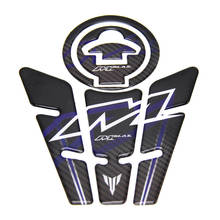 Motorcycle Sticker Decal Decoration Carbon Fiber Oil Tank Fuel Gas Sticker Pad Cap Cover Moto Stickers 150 For Yamaha M-slaz 150 2024 - buy cheap