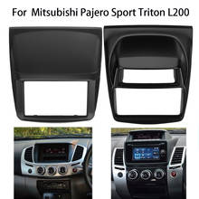 Marco de Radio de coche para MITSUBISHI L200, Triton, Pajero Sport Challenger, Kit de tablero, Fascia, consola central, soporte, reajuste, placa frontal 2024 - compra barato