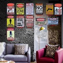 Warning Wall Sticker Cute Gift Idea Design Bar Cafe Poster 20cm*30cm(Visit Our Store, More Products!!!) 2024 - buy cheap