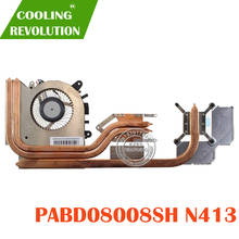 NEW Original Cooling Heatsink And FAN For MSI GF63 PABD08008SL 1.0A 5VDC N413 E322500300A8700I34001596 2024 - buy cheap