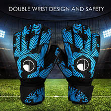 1 Pair Full Finger Guard Sports Gloves Anti-slip Wear-resistant Goalkeeper Latex Gloves 2024 - buy cheap
