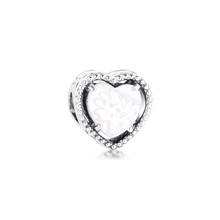 Openwork Heart & Family Tree Charm Friend 2021 Charm 925 Sterling Silver Pendant Bracelets Sparkling Beads for Jewelry Making 2024 - buy cheap