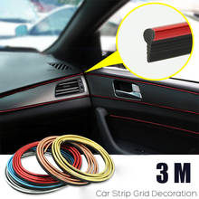 3M Car Interior Mouldings Trims Decoration Line Strips Car Styling Door Dashboard Air Outlet Decorative Sticker Car Accessories 2024 - buy cheap