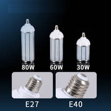 Lâmpada de milho de alumínio branca natural 4000k do bulbo e27/e39/e40 30w 60w 80w da fábrica da rua da estrada da lâmpada do milho do diodo emissor de luz do ponto para o armazém 2024 - compre barato