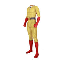 Disfraz de Anime de un poinon para hombre, traje de Cosplay de Saitama Zentai, traje de natación de superhéroe 2024 - compra barato