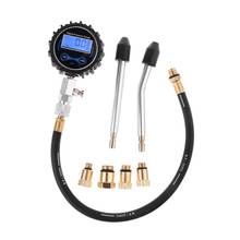 Digital Gas Engine Cylinder Compression Tester Tool Kit Car Motorcycle Pressure Gauge with Adapter 2024 - buy cheap