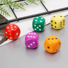 5pcs 16mm Wood Dice Number Round Corner Hexahedron For Family Party DND Kid Toys R66E 2024 - buy cheap