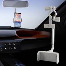 360 Degrees Car Rearview Mirror Mount Phone Holder for iPhone Samsung Adjustable GPS Seat phone Holder Universal Extending Stand 2024 - compre barato