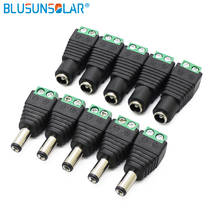 2.1mm x 5.5mm CCTV Cameras  Female Male DC Power Plug Adapter DC Power Female Plug Jack Adapter Connector Male Plug Socket 2024 - buy cheap