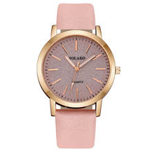 2019 высококачественные модные женские простые часы от лучшего бренда, аналоговые кварцевые наручные часы Geneva из искусственной кожи, часы, подарок 2024 - купить недорого
