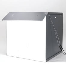 SANOTO-caja de luz led para fotografía, Softbox plegable para estudio fotográfico, carpa de tiro de mesa, 56cm, 2 led 2024 - compra barato