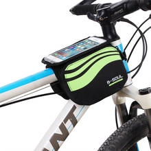 Bolsa de celular para bicicleta com tela de toque 5.7 paredes de bolsa de celular para mountain bike, acessórios para ciclismo 2024 - compre barato