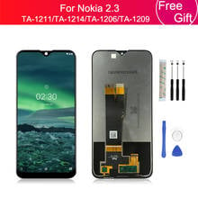 Pantalla LCD para Nokia 2,3, montaje de digitalizador con pantalla táctil TA-1211 TA-1214 TA-1206 TA-1209, piezas de repuesto lcd de 6,2" 2024 - compra barato