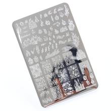 Пластина для стемпинга ногтей ZjoyPlus, мульти-изображение из нержавеющей стали, 1 шт., 14,5*9,5 см 2024 - купить недорого