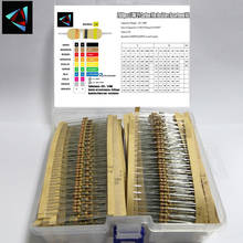2600Pcs 1/4W 5% 130Values 1R~ 10M Ohm Carbon Film Resistors Assorted Kit Resistance 5% Tolerance Pack 2024 - buy cheap