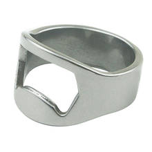 Уникальный креативный Универсальный перстень из нержавеющей стали в форме кольца открывалка для пивных бутылок THIN889 2024 - купить недорого