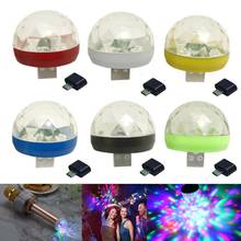 Mini USB LED Disco Stage Light Portable Family Party Magic Ball Colorful Light Bar Club Stage Effect Lamp for Android PC 2024 - buy cheap