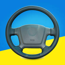 Cobertura para volante em trança automotivo, para kia cerato 2005 a 2012, acessório para cobertura interna do volante 2024 - compre barato