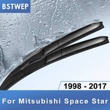 BSTWEP-escobillas de limpiaparabrisas híbridas para Mitsubishi Space Star, brazos de gancho compatibles, modelo año 1998 a 2017 2024 - compra barato