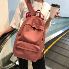 Women Backpack School Bag For Teenage Girl Simple Fashion Wild Large Capacity Mochila Feminina Travel Nylon Backpacks Women Bags 2024 - buy cheap