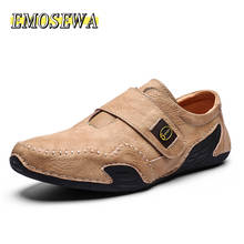 Zapatos informales suaves para hombre, mocasines de cuero hechos a mano, estilo romano de diseñador, zapatillas planas para exteriores 39-46 2024 - compra barato