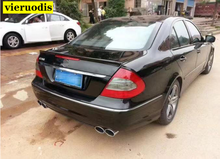 Спойлер для W211 2003-2006 Mercedes-Benz W211 YC E-class E200 E260 спойлер из АБС-пластика цвет заднего крыла автомобиля задний спойлер 2024 - купить недорого