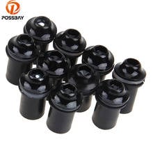 POSSBAY-tornillos negros para parabrisas de motocicleta, tuerca de tornillo para M5, 5mm, Universal, para Honda, Motocross, Cafe Racer, 10 Uds. 2024 - compra barato