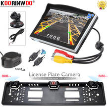 Koorinwoo Car Eur License Number Camera Electronics Radar detector 5 Monitor Parktronics for Car Parking Sensors Blind Reversing 2024 - buy cheap