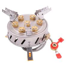 11800W Outdoor Gas Burner High-power 7 Stars Fire Brimstone For Hiking Camping Backpacking Picnic Cooking Stove Gas Burner 2024 - buy cheap