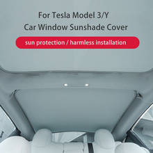 Cubierta de parasol de coche para Tesla Model 3 2016-2021, sombra ciega negra Y gris, parasol de ventana de coche, red para Tesla Model Y Dropship 2024 - compra barato