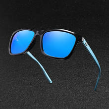 Óculos de sol polarizados uv400, óculos quadrado vintage para homens e mulheres, espelhado e retrô 2024 - compre barato