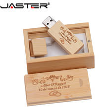 USB-флеш-накопитель JASTER в деревянной кленовой коробке, 4-64 Гб 2024 - купить недорого
