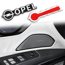 5 шт. автомобильный Стайлинг 3D металлический автомобильный аудио Декор значок эмблема наклейка для Opel Astra H G J Insignia Mokka Zafira Corsa Vectra C D 2024 - купить недорого
