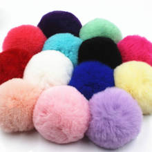 8cm Artificial Plush Ball Creative DIY Hand Craft Supplies Gifts Garment Sewing Cloth Decor Accessories Faux Fur Pompom Balls 2024 - buy cheap