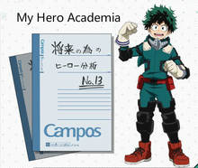 Cuaderno de Anime My Hero Academia, Midoriya, Izuku, cuaderno de cosplay, bolsillo, libro de estudio, accesorios de personajes de My Hero Academia 2024 - compra barato