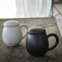 LUWU ceramic tea mugs with filters chinese coffee cup tea cup drinkware 350ml 2024 - buy cheap
