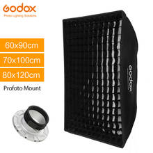 Godox 50x130cm 60x90cm 70x100cm 80x120cm Honeycomb Grid Softbox Reflector Softbox  with Profoto Mount for Studio Strobe Flash 2024 - buy cheap