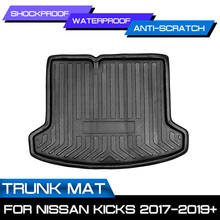 Liner Mat  Boot Liner Tray For Nissan Kicks 2017 2018 2019+ Rear Trunk Cargo Floor Sheet Carpet Tray Shock Waterproof Antislip 2024 - buy cheap