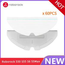 Xiaomi Roborock s5max S6maxV vacuum cleaner robot original disposable mop cloth Roborock S50  S6 E35 cleaning cloth accessories 2024 - buy cheap