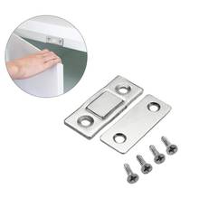 2pcs/Set Strong Door Closer Magnetic Door Catch For Furniture with Screws Magnet Thin Cabinet Ultra Cupboard Door O3G3 2024 - buy cheap