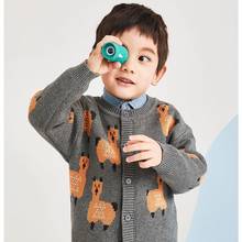 Cardigã infantil tricots 1-8t, casaco de inverno para meninas, quente de outono 2024 - compre barato