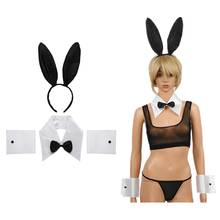 Women Masquerade Halloween Cosplay Decoration Photo Prop Sexy Bunny Girl Costume Naughty Bachelor Party Valentine's Day Dress Up 2024 - buy cheap