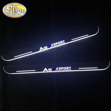 SNCN 2PCS Waterproof Acrylic Moving LED Welcome Pedal Car Scuff Plate Pedal Door Sill Pathway Light For Audi A5 B9 B8 Coupe 2024 - buy cheap
