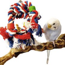 Птица Попугай качели клетка игрушки для попугая Cockatiel Budgie Lovebird играть повесить 2024 - купить недорого