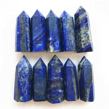 Natural lapis lazuli varinha ponto quartzo minerais cura espiritual cristais e pedras meditação reiki decoracion hogar moderno 2024 - compre barato