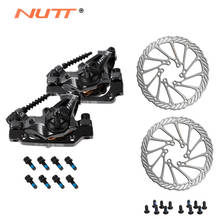 NUTT-Juego de rotores para bicicleta de montaña, calibrador mecánico Bilateral de freno de disco, 160mm, con Rotor G3, piezas de ciclismo 2024 - compra barato