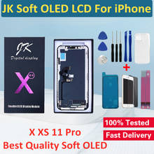 JK OLED LCD For iPhone 11 Pro LCD Display Screen Touch Digitizer Assembly Pantalla Incell For iPhone 12 Pro Max LCD Replacement 2024 - buy cheap