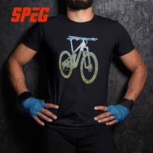 Mountain Biking Mountain and Sky MTB Collection Summer T-Shirt O Neck 100% Cotton T Shirt Black Vintage Tees Short Sleeve Man 2024 - buy cheap