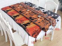 Mall hotel table counter halloween pumpkin spider castle table flag  Table runner 2024 - buy cheap